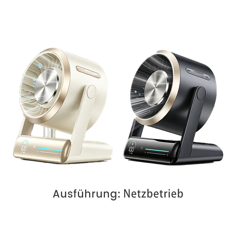 🍃Leistungsstarker Schreibtischventilator mit Negativionen