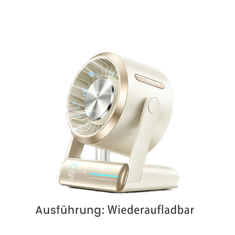 🍃Leistungsstarker Schreibtischventilator mit Negativionen