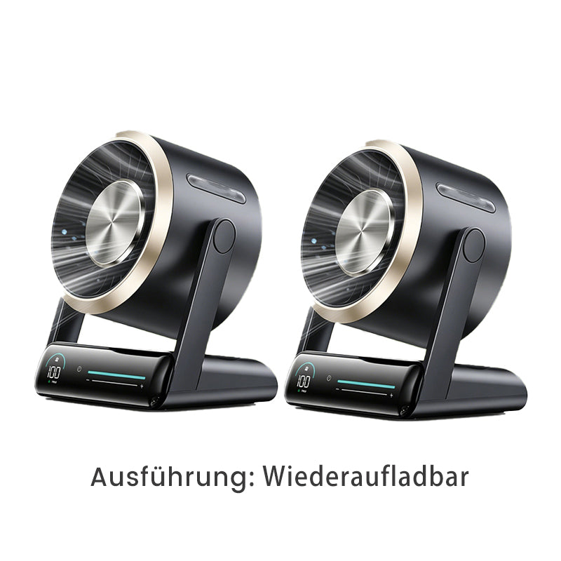 🍃Leistungsstarker Schreibtischventilator mit Negativionen