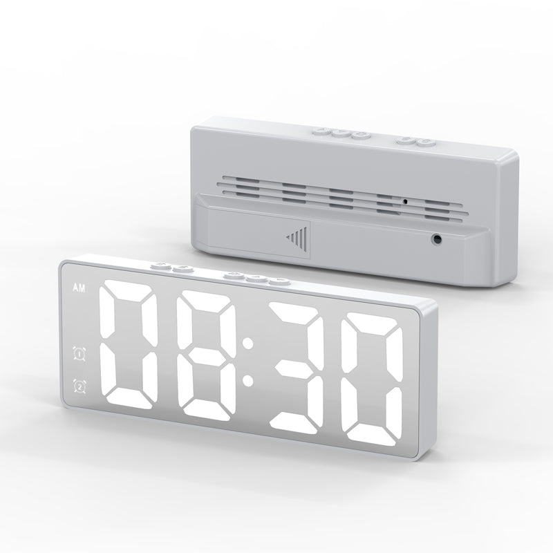 Minimalistischer digitaler Wecker für Schlafzimmer und Büro