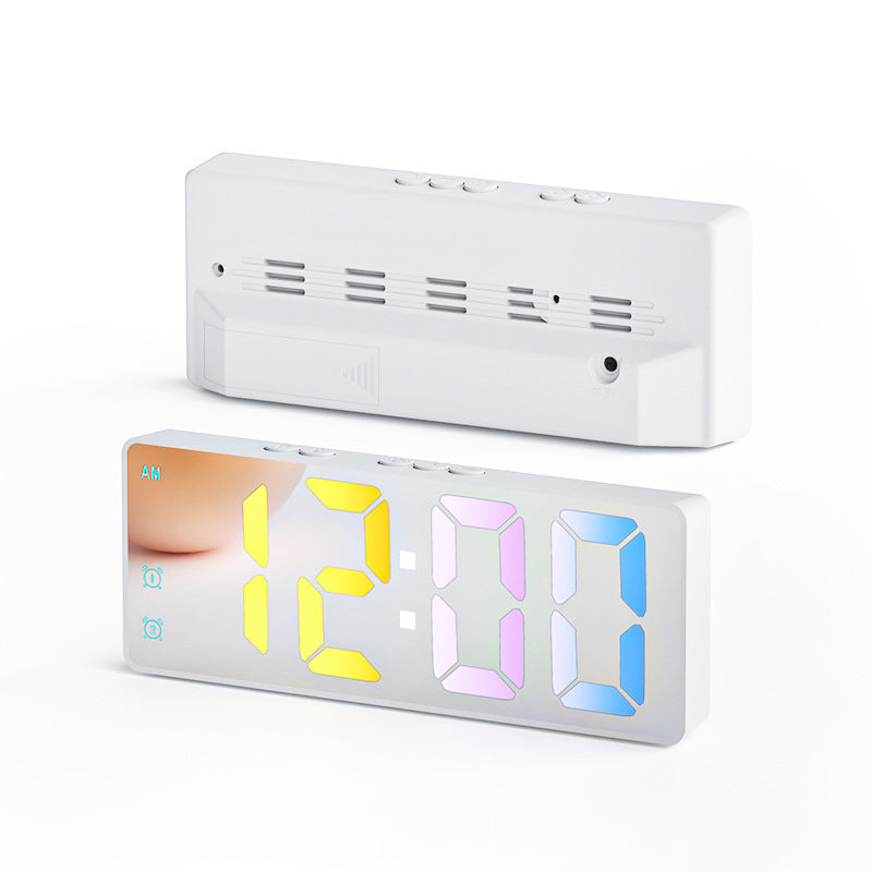 Minimalistischer digitaler Wecker für Schlafzimmer und Büro