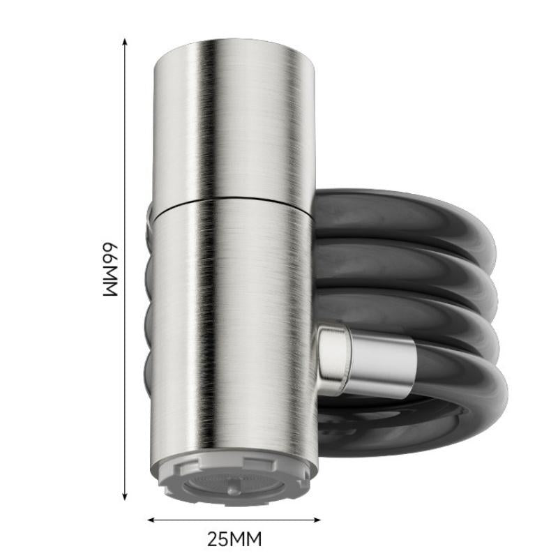 🚿Ausziehbarer Brausekopf aus Edelstahl 304✨🚿Flexible Ausziehreinigung ohne tote Winkel