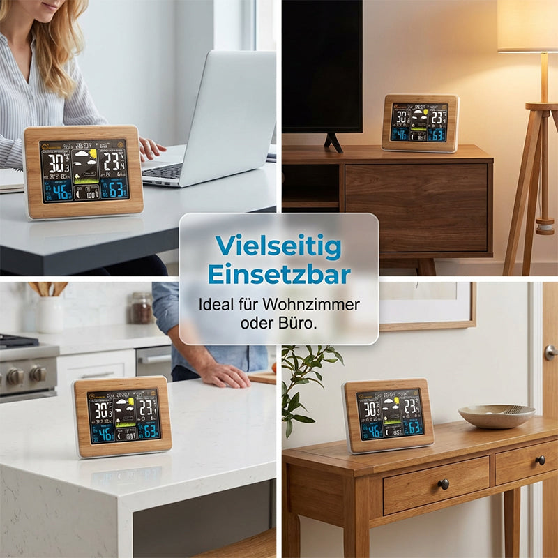 Drahtlose Wetterstation mit Farbdisplay