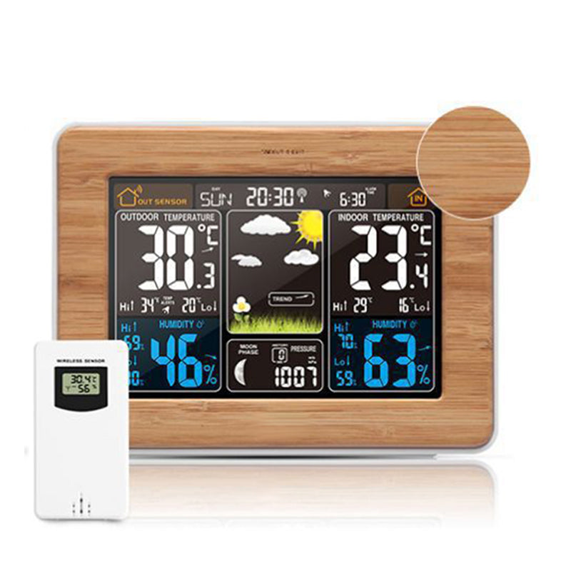 Drahtlose Wetterstation mit Farbdisplay