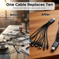 🔥50 % RABATT 💥 10-in-1 Universal-USB-Ladekabel | Ein Kabel für alle Ihre Geräte ⚡🔗✨