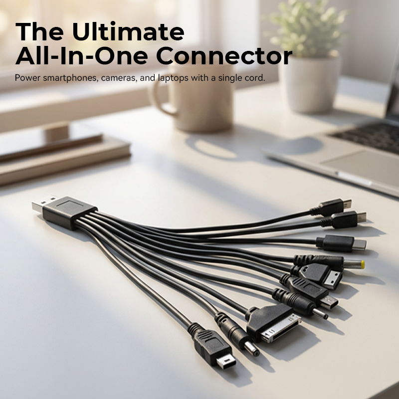 🔥50 % RABATT 💥 10-in-1 Universal-USB-Ladekabel | Ein Kabel für alle Ihre Geräte ⚡🔗✨