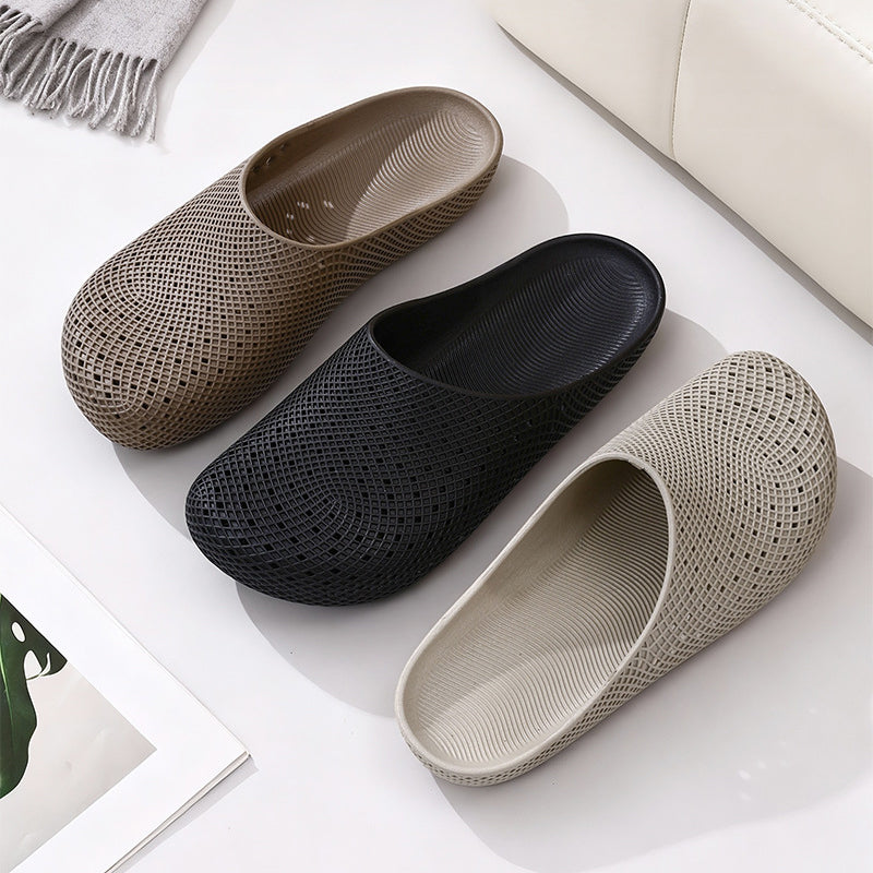 🔥50% RABATT 💥 Atmungsaktive Unisex-Hausschuhe mit Mesh-Einsätzen | Kühl, leicht & rutschfest 🩴✨