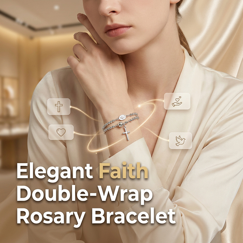 🌷💝Muttertag Bestseller 🎁💐49% Rabatt!! 🥳💞Modisches Gebetsperlenarmband