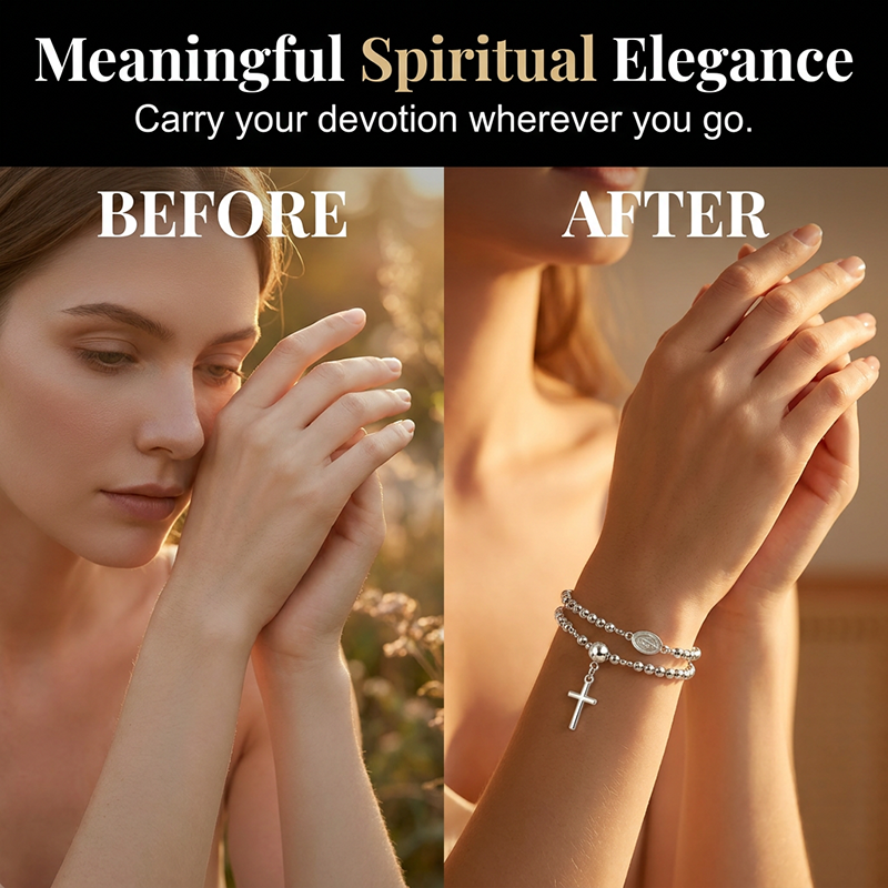 🌷💝Muttertag Bestseller 🎁💐49% Rabatt!! 🥳💞Modisches Gebetsperlenarmband