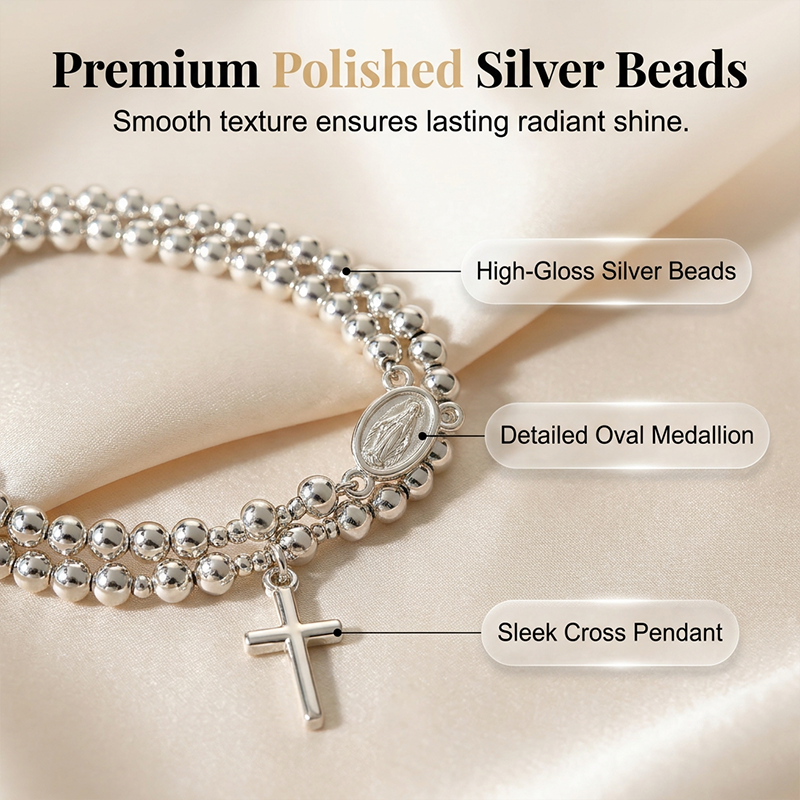 🌷💝Muttertag Bestseller 🎁💐49% Rabatt!! 🥳💞Modisches Gebetsperlenarmband