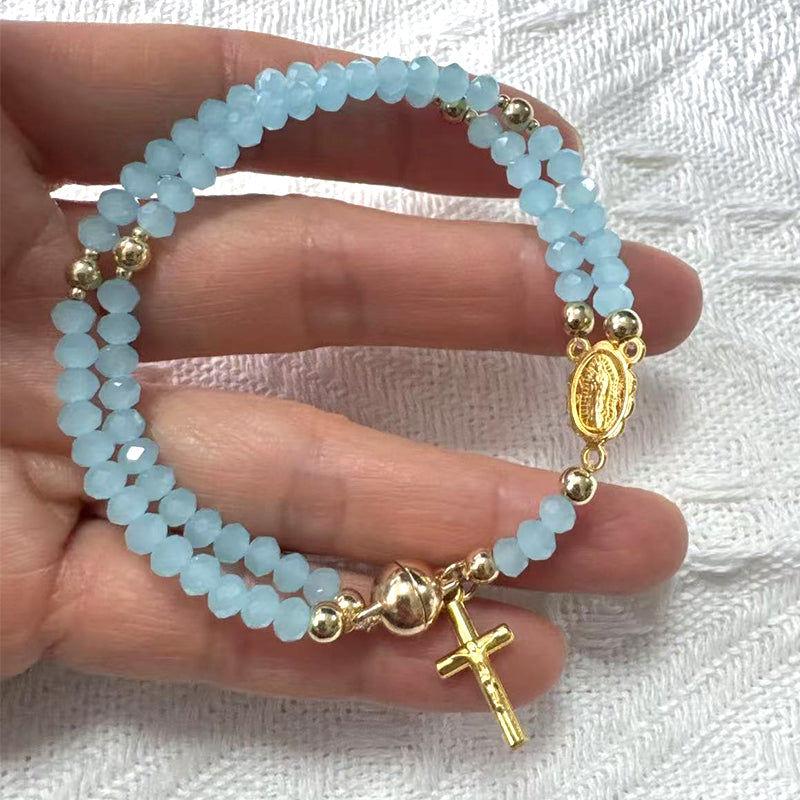 🌷💝Muttertag Bestseller 🎁💐49% Rabatt!! 🥳💞Modisches Gebetsperlenarmband