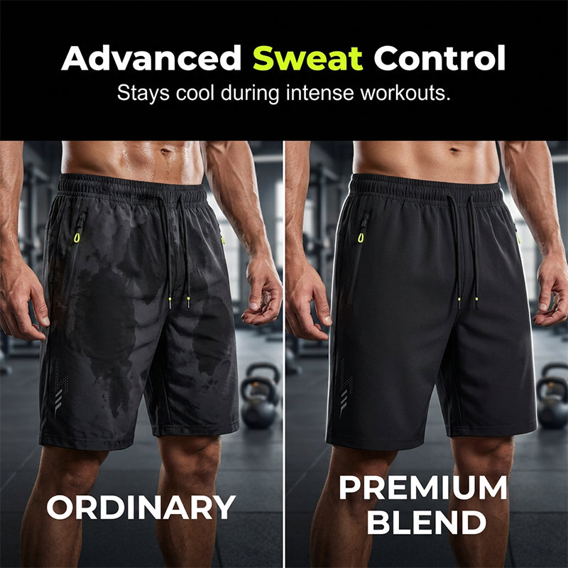 Schnelltrocknende Herren-Sportshorts