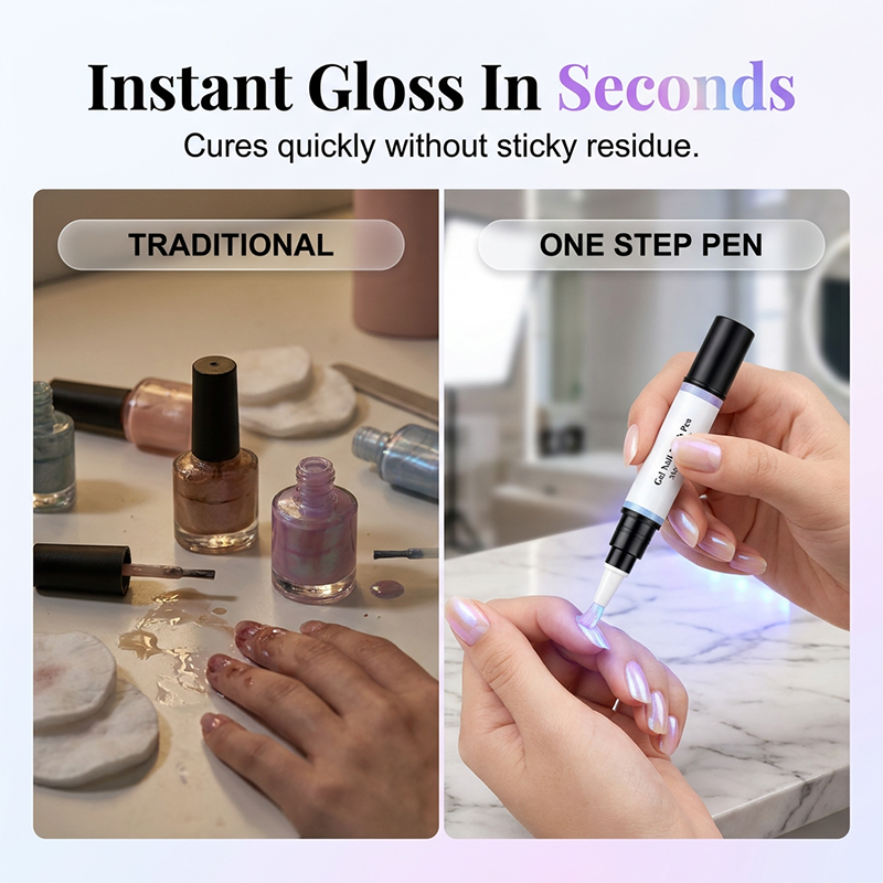 6-teiliges Set mit Gel-Nagellackstiften