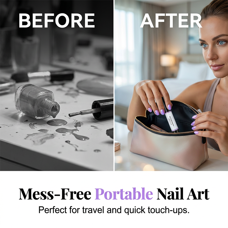 6-teiliges Set mit Gel-Nagellackstiften