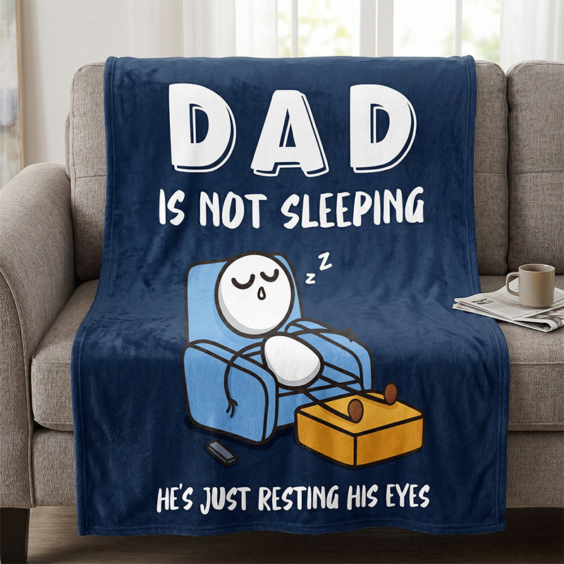 Weiche Plüschdecke für Papa
