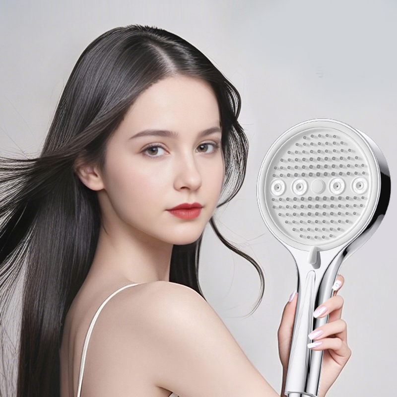 💧 6-Modi Hochdruck-Handbrause – Wassersparend & anti-kalk – Perfekt für Dusche oder Haustierwaschung – einfache Montage & flexible Einstellungen 🐕