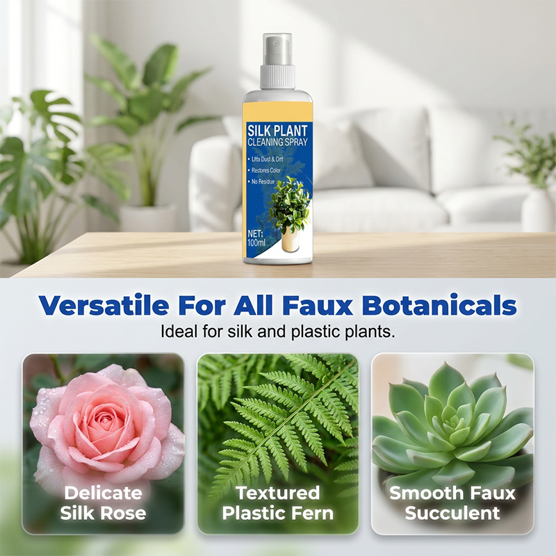 Sanftes Reinigungsspray für Kunstblumen