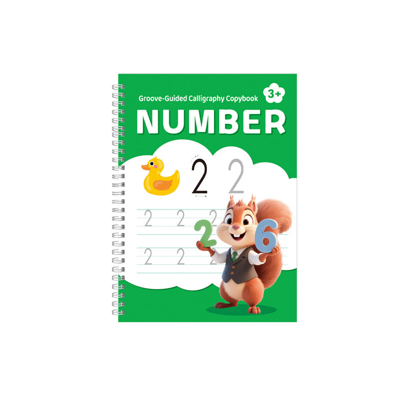 Wiederverwendbares Malbuch mit Rillen für Kinder
