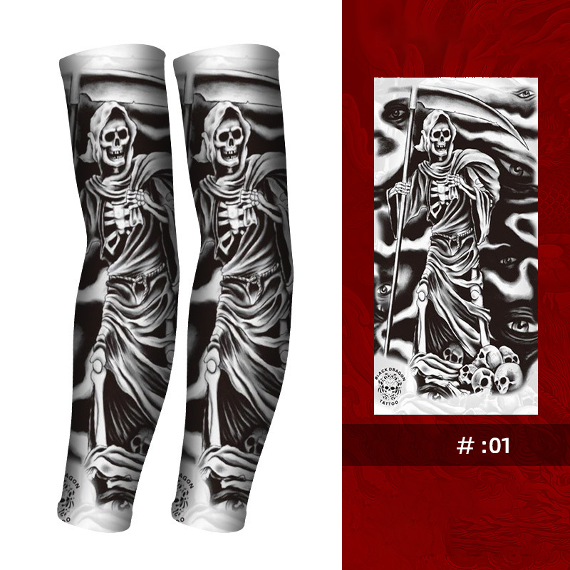Sonnenschutz- und atmungsaktive Kühlmanschette für Tattoos