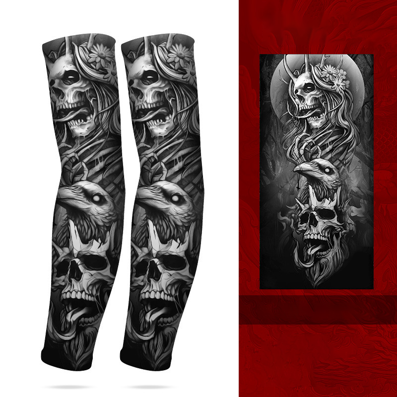 Sonnenschutz- und atmungsaktive Kühlmanschette für Tattoos