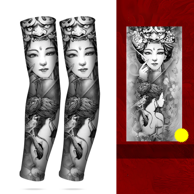 Sonnenschutz- und atmungsaktive Kühlmanschette für Tattoos