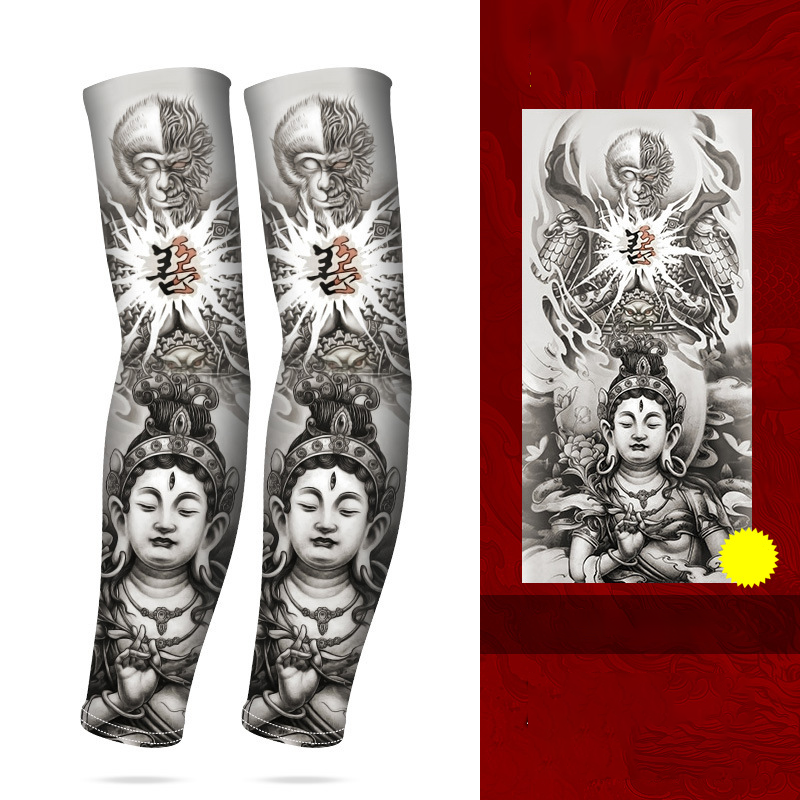 Sonnenschutz- und atmungsaktive Kühlmanschette für Tattoos