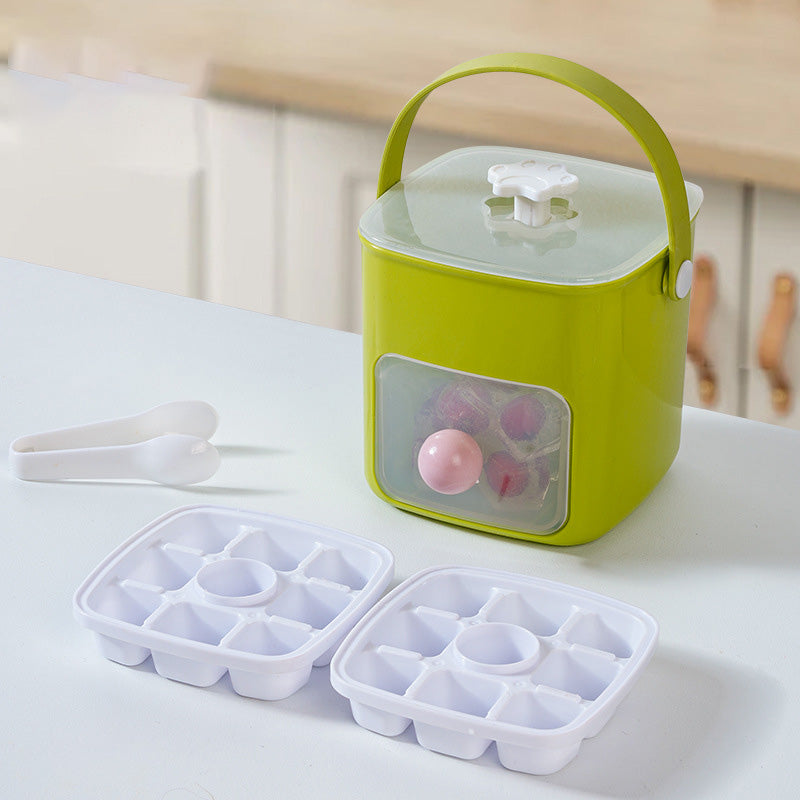 Tragbarer Eiskübel im Pressform-Design