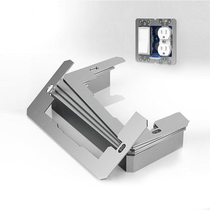 🔌🎁50 % rabatt under en begränsad tid🔥🔧 Flush fit väggplatta distansbricka – korrigerar ojämnt djup, plan finish & enkel montering – perfekt för eluttag och strömbrytare 🏠