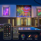 💡 50% RABATT NU!🎄 Vattentäta LED-gardinljusslingor – appstyrning, musiksynk & anpassad ljuskonst – perfekt för fest, trädgård och alla rum ✨