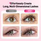 💄🎁Köp 1 få 1 gratis🔥! Dubbeländad vattentät förlängnings- och curlingmascara – långa, böjda och klumpfria fransar hela dagen ✨
