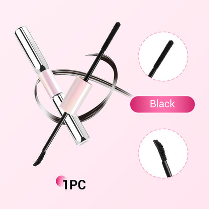 💄🎁Köp 1 få 1 gratis🔥! Dubbeländad vattentät förlängnings- och curlingmascara – långa, böjda och klumpfria fransar hela dagen ✨