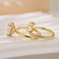 💍【Ring med genomborrad design och droppformad ädelsten】—— Så fort du sätter på den lyser fingret upp som av en ljusdroppe – den glittrar precis lagom! ✨