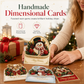 🎅Julrea💞Över 50 000 sålda exemplar! ✨DIY 3D-julkort – 6-delars set