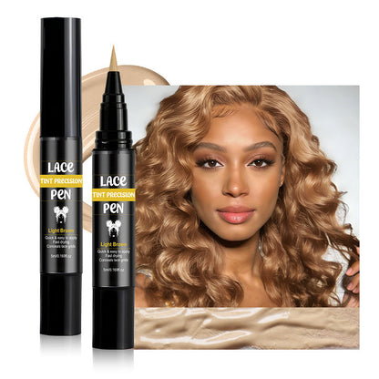 💇‍♀️ 50% RABATT NU! Professionell spetsfärgspenna – osynlig hårlinje, snabbtorkande & kladdfri – perfekt för perukinstallationer ✨