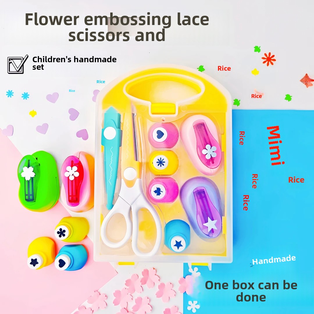 🔥Geschenkidee – 50 % Rabatt🎀Kreatives Bastelset für Kinder mit Locher